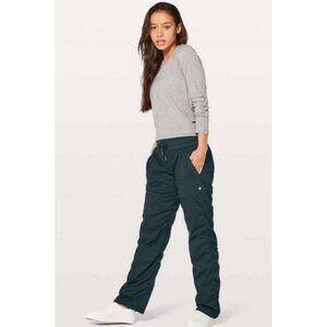 Lululemon Dance Studio Pant III (Regular) Lined 32" Nocturnal Teal Size 6